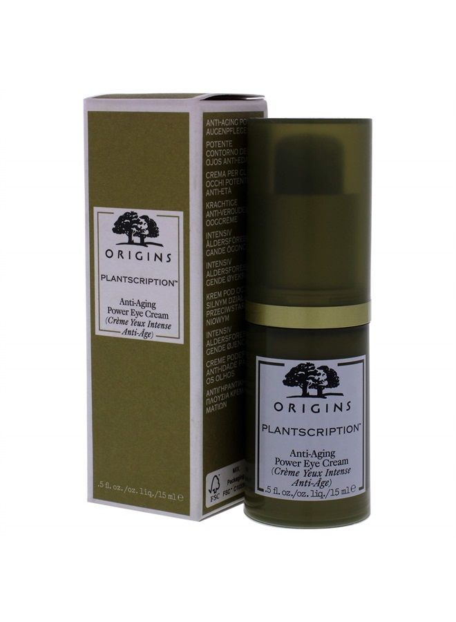 Origins Plantscription Anti-aging Power Eye Cream, 0.5 Fl Oz (ORICOSC74200104) - Image 2
