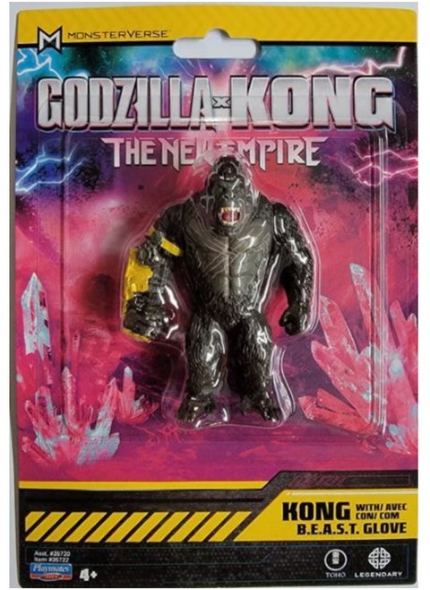 Godzilla x Kong The New Empire: Kong With Beast Glove Mini Figure - 3.25 Inches