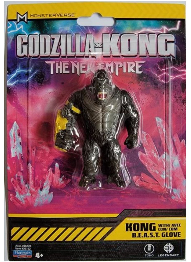 Godzilla Godzilla x Kong The New Empire: Kong With Beast Glove Mini Figure - 3.25 Inches 