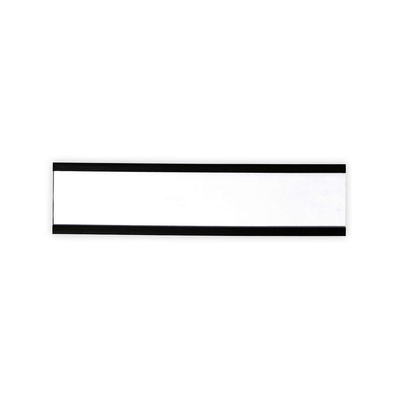 SmartSign Magnetic 'C' Channel Label Holders for Metal Racks and Shelves | 1" x 4" Pack of 25 - Image 3