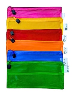 A6 Zipper File Bags, Zippered Waterproof  Pouch Plastic Zip Document Filing Folder MULTICOLORS - pzsku/Z74FB1E1C1C498BF906ECZ/45/_/1709795100/66db33e5-d696-4f9b-93d7-82335b366db1