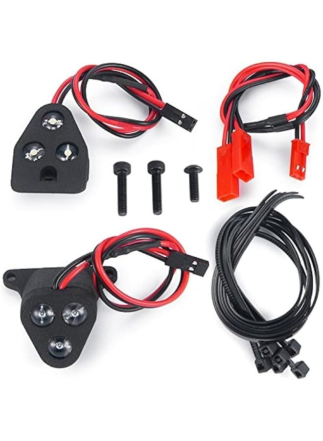 Loquat 1:8th RC Car LED Light Kit Headlight Taillights Front/Rear Lamp for 1/8 ARRMA Typhon 6S BLX/TLR Buggy Upgrades - Image 1