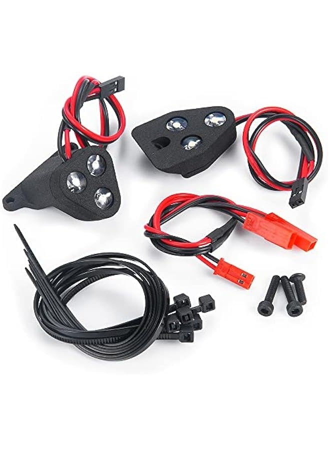 Loquat 1:8th RC Car LED Light Kit Headlight Taillights Front/Rear Lamp for 1/8 ARRMA Typhon 6S BLX/TLR Buggy Upgrades - Image 5