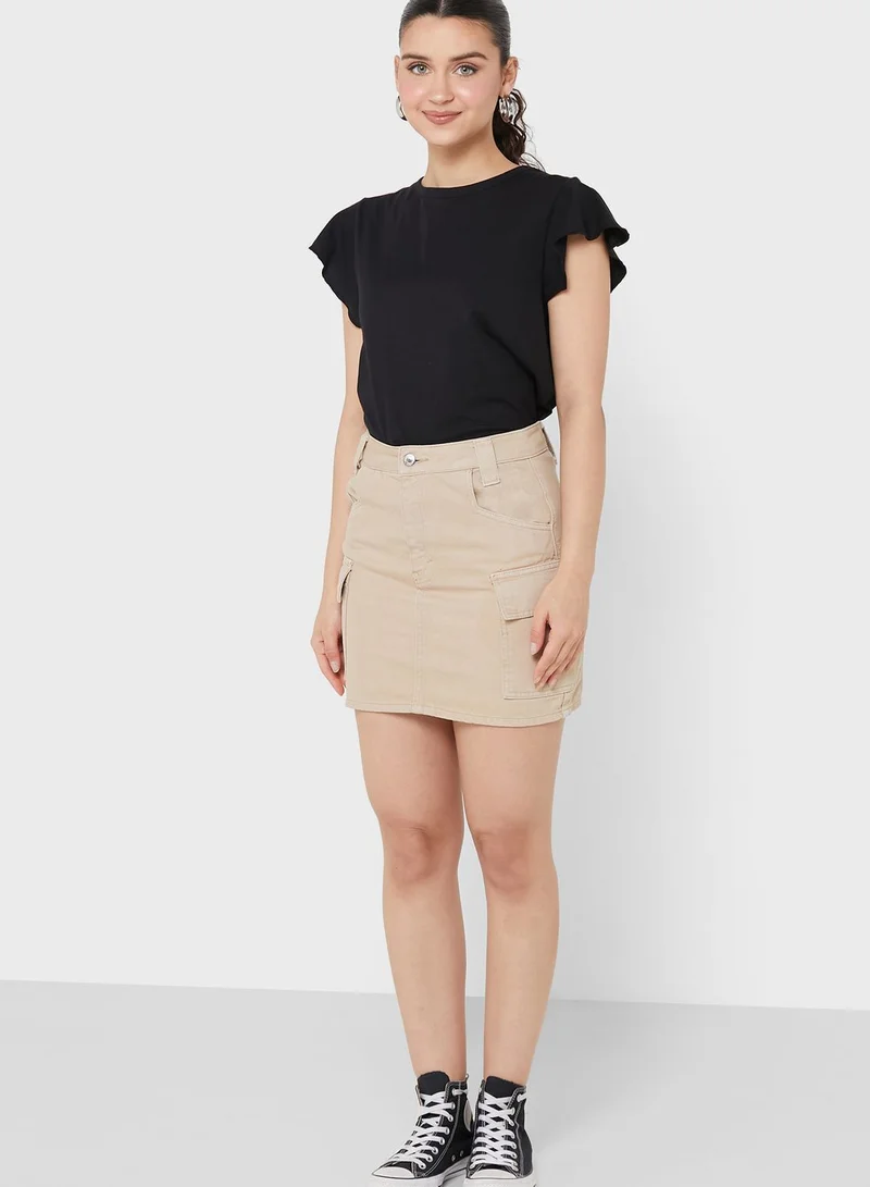 Ginger Basics Flutter Sleeve T-Shirt