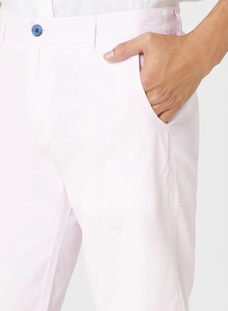 Thomas Scott Men Mid-Rise Slim Fit Denim Shorts