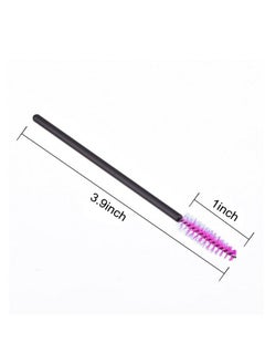 200 Pcs Disposable Eyelash Brush Mascara Wands Spoolies For Eye Lash Extension, Eyebrow And Makeup (Black&Rose Red) - pzsku/Z74FB4789EC667804984AZ/45/_/1733729723/42791fab-bb65-4616-8724-35d4d2bb5d5f