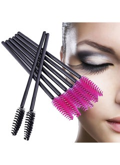 200 Pcs Disposable Eyelash Brush Mascara Wands Spoolies For Eye Lash Extension, Eyebrow And Makeup (Black&Rose Red) - pzsku/Z74FB4789EC667804984AZ/45/_/1733729725/b8409f30-b717-4041-afb6-813f5cb689c0