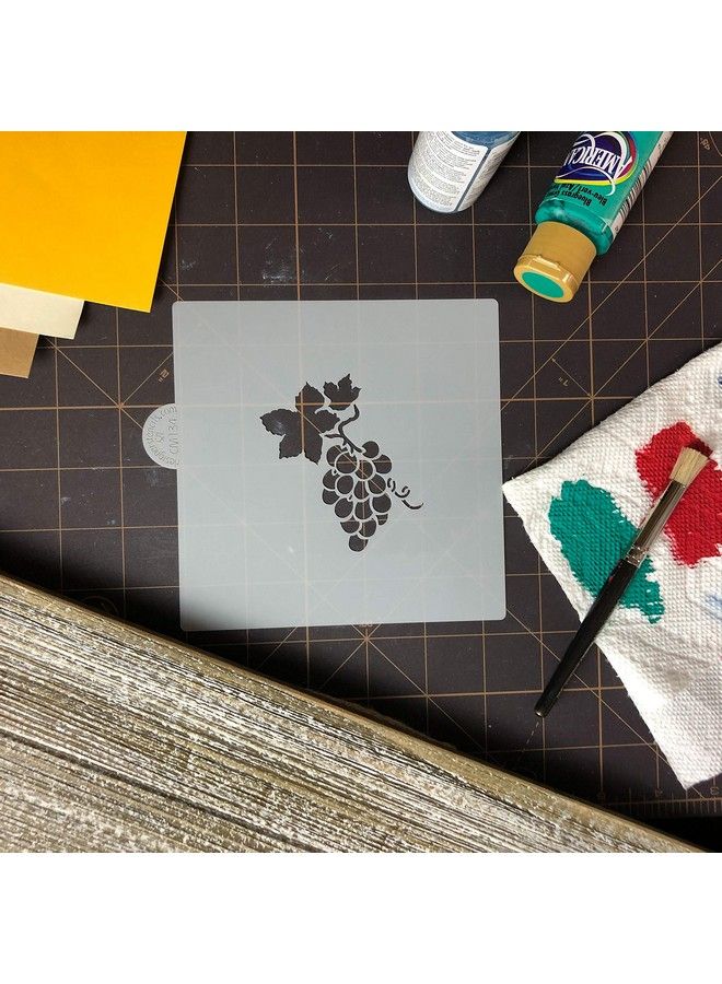 Designer Stencils Grape Bunch Cookie And Craft Stencil Cm134 By Designer Stencils - Image 3