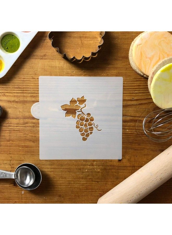 Designer Stencils Grape Bunch Cookie And Craft Stencil Cm134 By Designer Stencils - Image 4