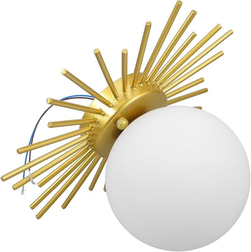 Nordic Sunflower Flush Mount Ceiling Light White For Kitchen Corridor Balcony - Image 2