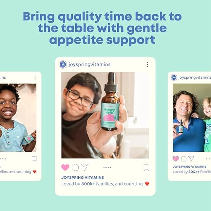 JoySpring Appetite Booster for Kids Ages 3+ | Natural Weight Gain with L-Lysine & B Vitamins | Toddler Appetite Booster | Supports Healthy Growth & Development | 2oz Liquid - Image 4