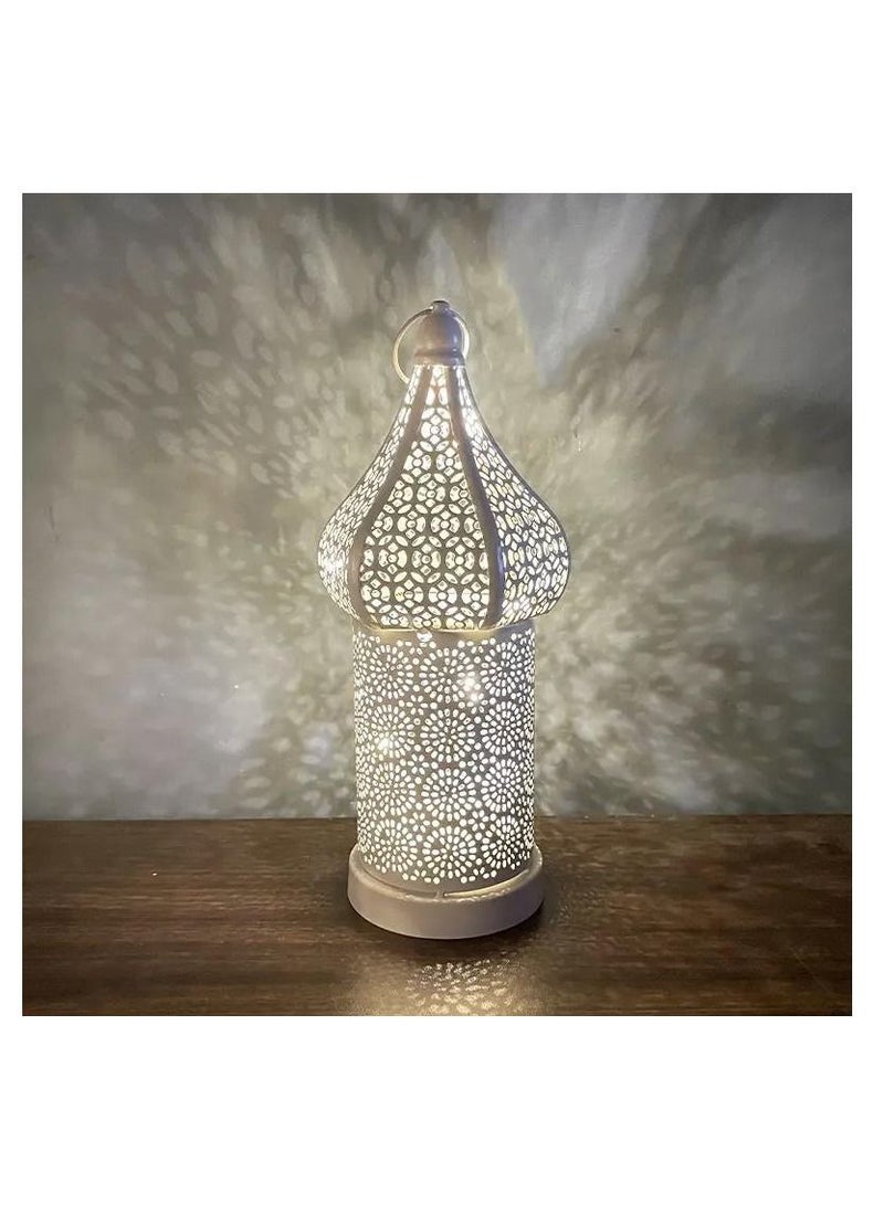 واي آند دي Ramadan Hollowed-out Led Lantern Iron Home Bedroom Living Room Decorative Lights  - Image 1