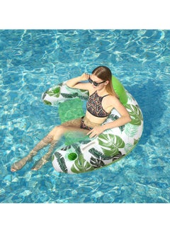 General Leaf U-shaped floating reclining chair pool floating floating bed reclining chair eco-friendly pvc inflatable water backrest floating row  - Image 1