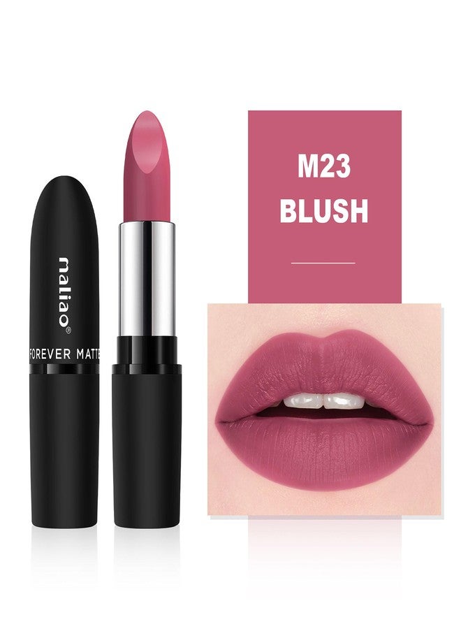 Maliao Forever Matte Lipstick - Long-Lasting Waterproof Elegance (23-BLUSH) - Image 4