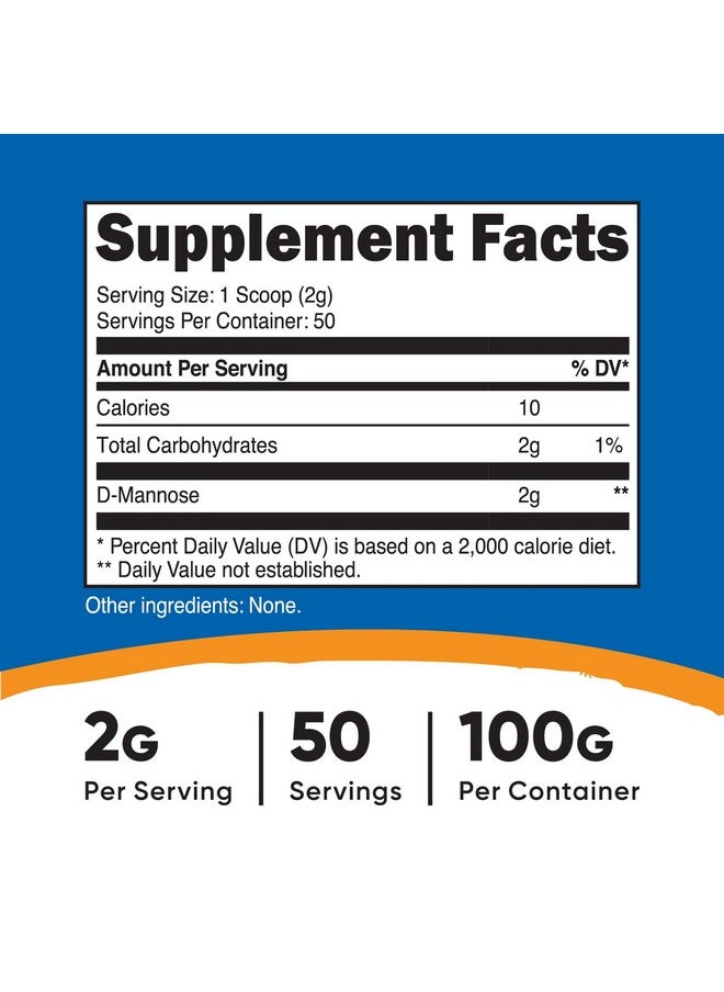 Dmannose Powder 100 Grams (50 Servings) Nongmo And Gluten Free - pzsku/Z74FBC612674493665D26Z/45/_/1718363679/d0c534ad-21c7-4717-bb87-6f3e49e4b92d