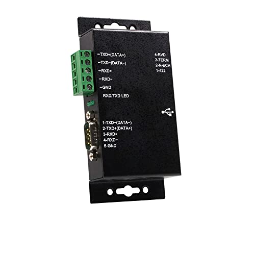 StarTech.com 1 Port Metal Industrial USB to RS422/RS485 Serial Adapter w/ Isolation, TAA (ICUSB422IS) - Image 1