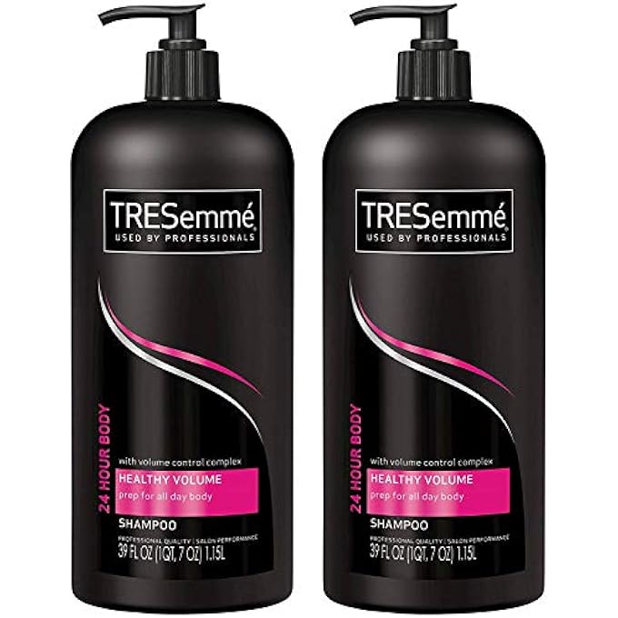 Tresemme HAIRCARE - 24 HOUR BODY - HEALTHY VOLUME - SHAMPOO - NET WT. 39 FL OZ (1.15 L) PER BOTTLE - PACK OF 2 BOTTLES