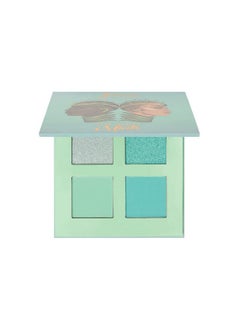 Juvia's Place Rebel Quad Mint Eyeshadow Palette Professional Eye Makeup Pigmented Eyeshadow Palette Makeup Palette For Eye Color & Shine Pressed Eyeshadow Cosmetics Shades Of 4  - Image 1