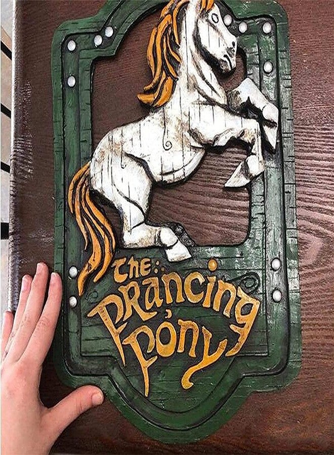 DFYOP Lord of The Rings The Prancing Pony and The Green Dragon Pub Signs Set, Funny bar Signs, Pub Bar Home Decorative Wall Sign and Plaques for Front Door Hanging Sign - Image 5