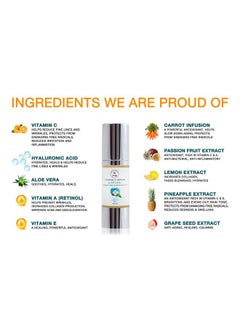 The Natural And Organic Family Vitamin C Serum For Face With Hyaluronic Acid Aloe Vera Retinol And Vitamin E Natural Skin Care For Beautiful And Healthy Skin Helps Dull And Tired Skin And Fine Lines  - Image 5
