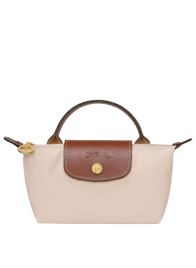 Longchamp Le Pliage Original comes in a small bag with a handle and a shoulder strap   Paper White- recycled canvas - Image 5