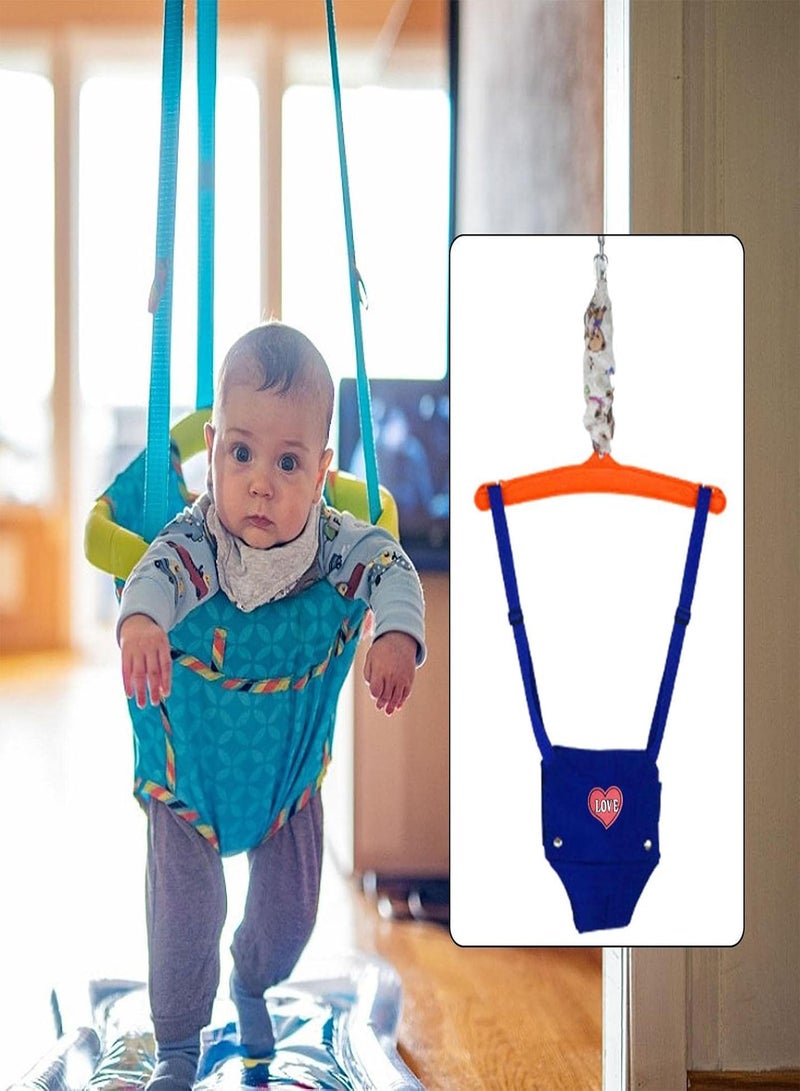 جي جوت قطعتان من قافزات الباب | قافزات للأطفال مع قطعة قماش - مقعد أنشطة Exersaucer وقافزات الباب جهاز التمارين الأصلي للأطفال مع حامل فائق للأطفال النشطين  - Image 3