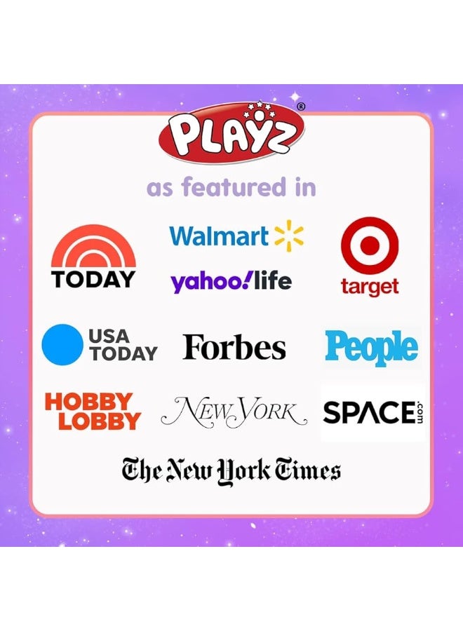 Playz Unicorn Slime & Crystals 100+ Science Experiments Kit Gift for Girls & Boys to Make Glow in The Dark Unicorn Poop, Snot, Fluffy Slime, Crystals, Putty, Arts & Crafts for Kids Age 8-12 - Image 2