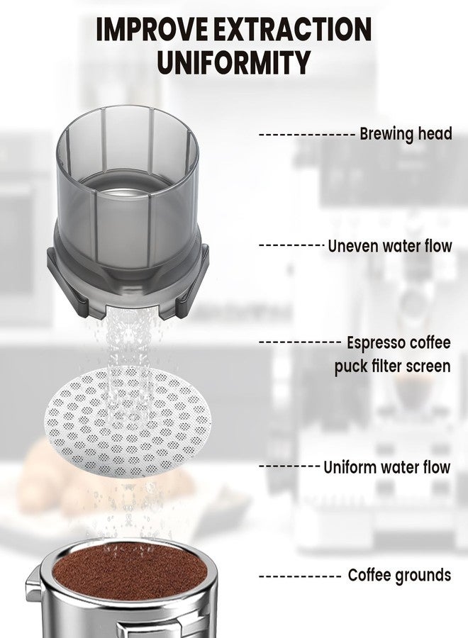 KCMOSGI Portafilter Funnel for Ninja Espresso Machine ES601, Ninja Luxe Cafe Replacement Parts, Coffee Dosing Ring Compatible with Ninja Luxe Café Premier Series ES601 - Image 3