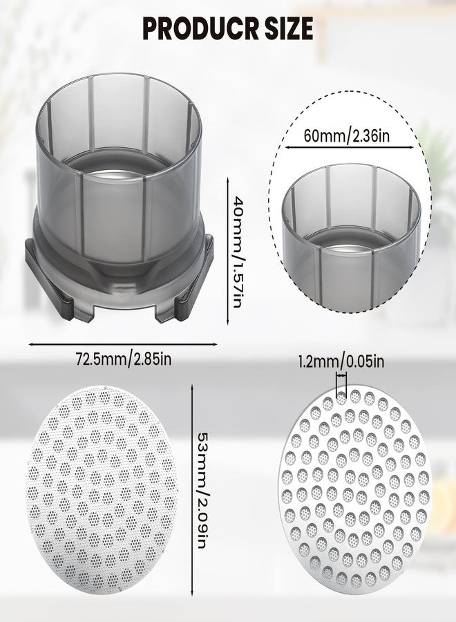 KCMOSGI Portafilter Funnel for Ninja Espresso Machine ES601, Ninja Luxe Cafe Replacement Parts, Coffee Dosing Ring Compatible with Ninja Luxe Café Premier Series ES601 - Image 2
