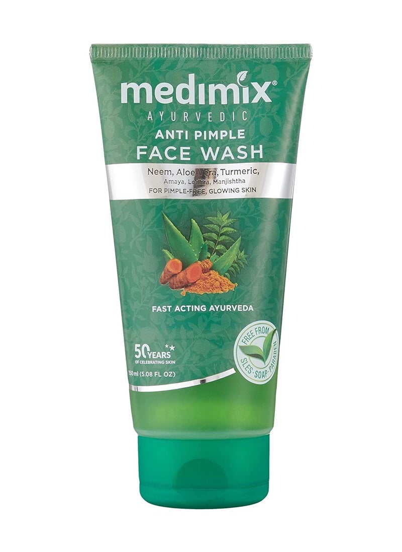 Medimix Medimix Ayurvedic Anti Pimple Face Wash 150ml  - Image 1