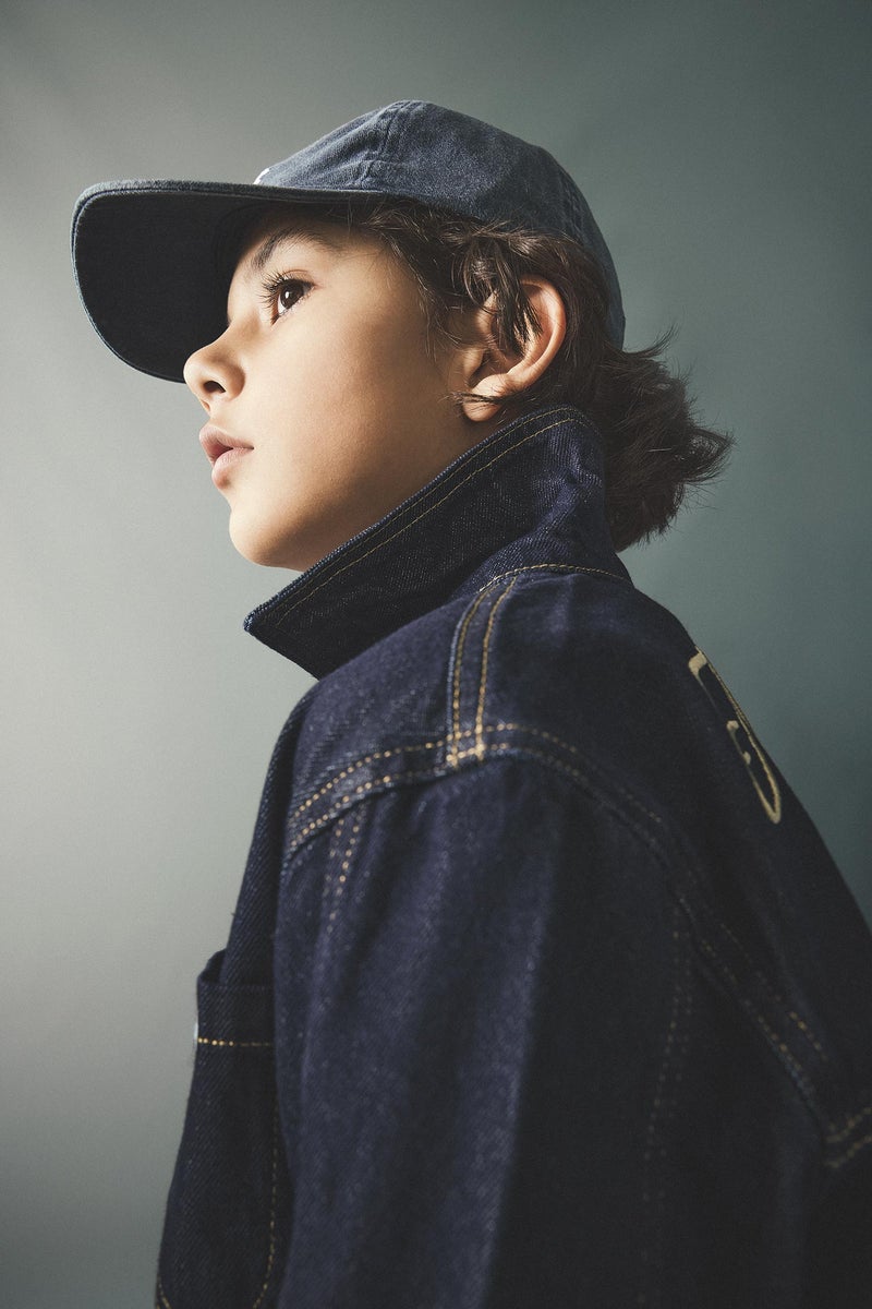 DeFacto Blue Boy Boy Buttoned Embroidered Denim Jacket Casual - Image 3