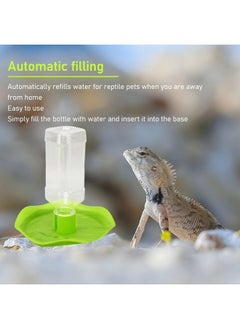 Zerodis Reptile Water Dispenser,Automatic Refill Reptile Water Feeder Reptile Water Dish Pet Lizard Drinking Tray for Tortoise Spider Turtle Bearded Dragons Geckos  - Image 4