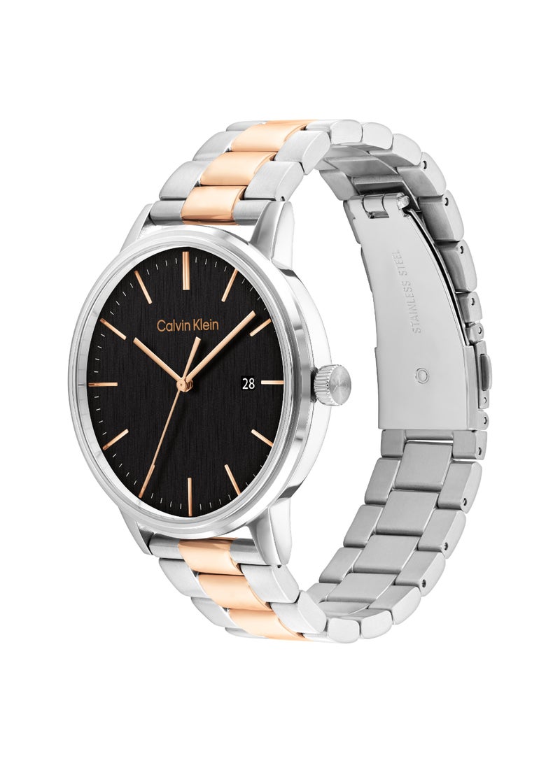 CALVIN KLEIN ساعة كالفن كلاين الرجالية ذات العلبة السوداء التناظرية - 25200479 - Image 1