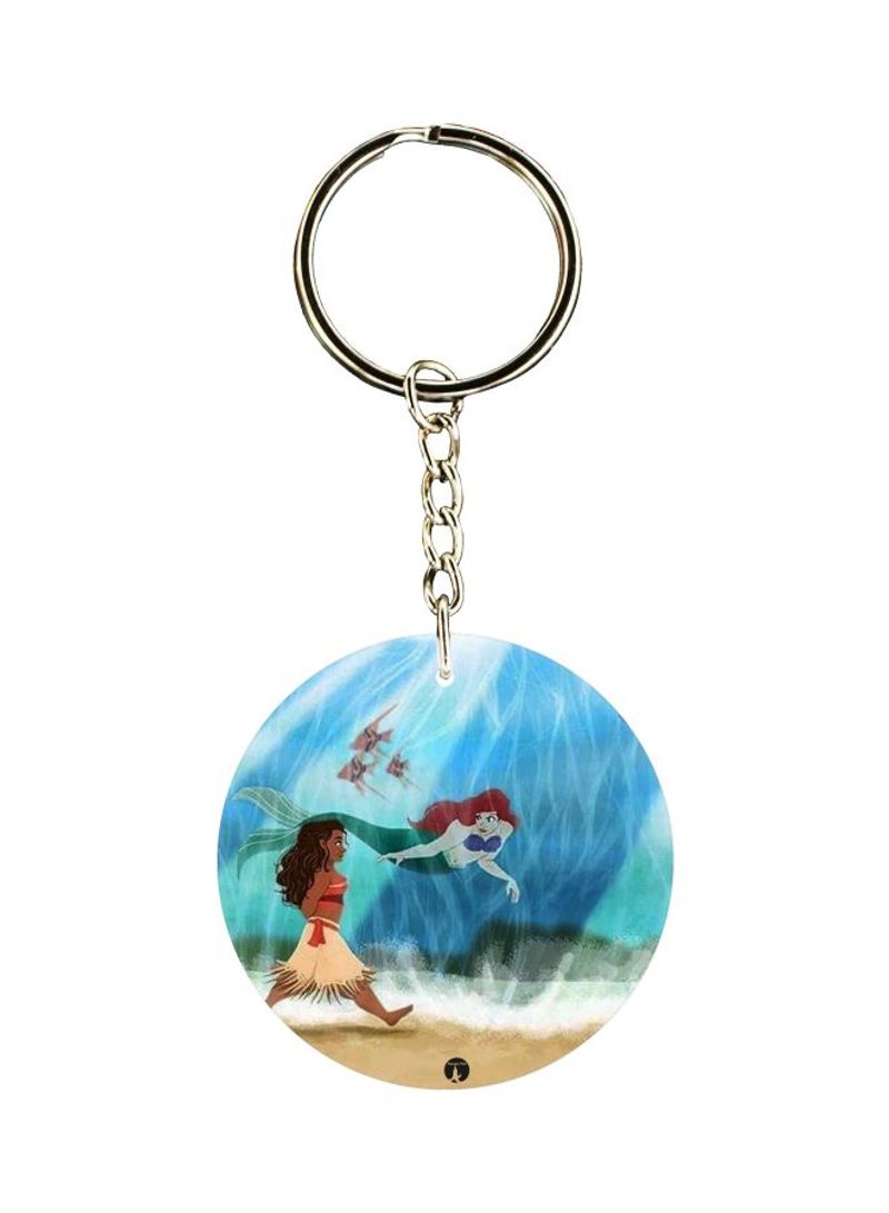 RKN Mermaid Printed Keychain