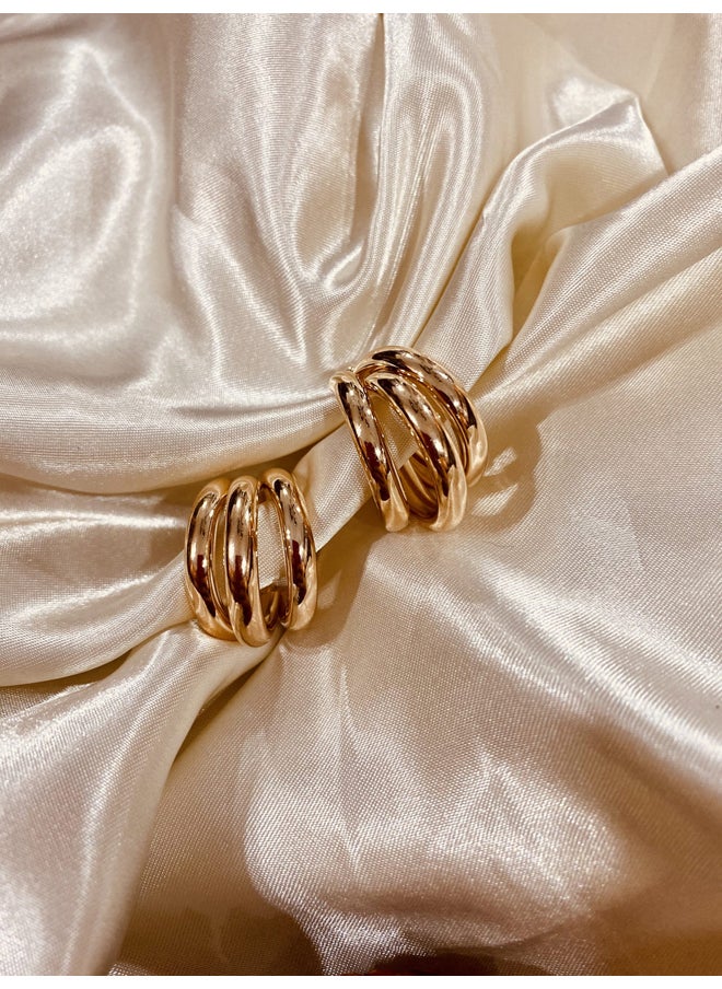 Urban Jewel Trio Hoop Earrings  - Image 4
