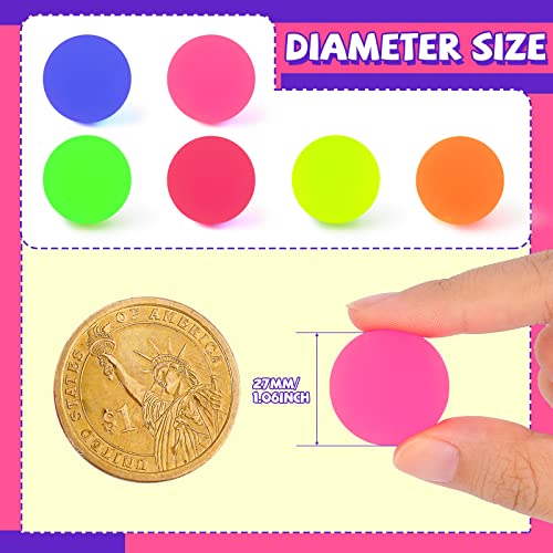 Deekin 1000 Pcs Small Bouncy Balls Bulk Bouncing Ball Rubber Ball for Party Favors Vending Machine Birthday Gift Game Prizes Piata Filler 25 mm - Image 5