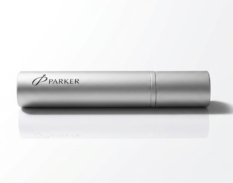 Parker Reflex pen card, black Fountain Pen+ aluminum case - Image 4