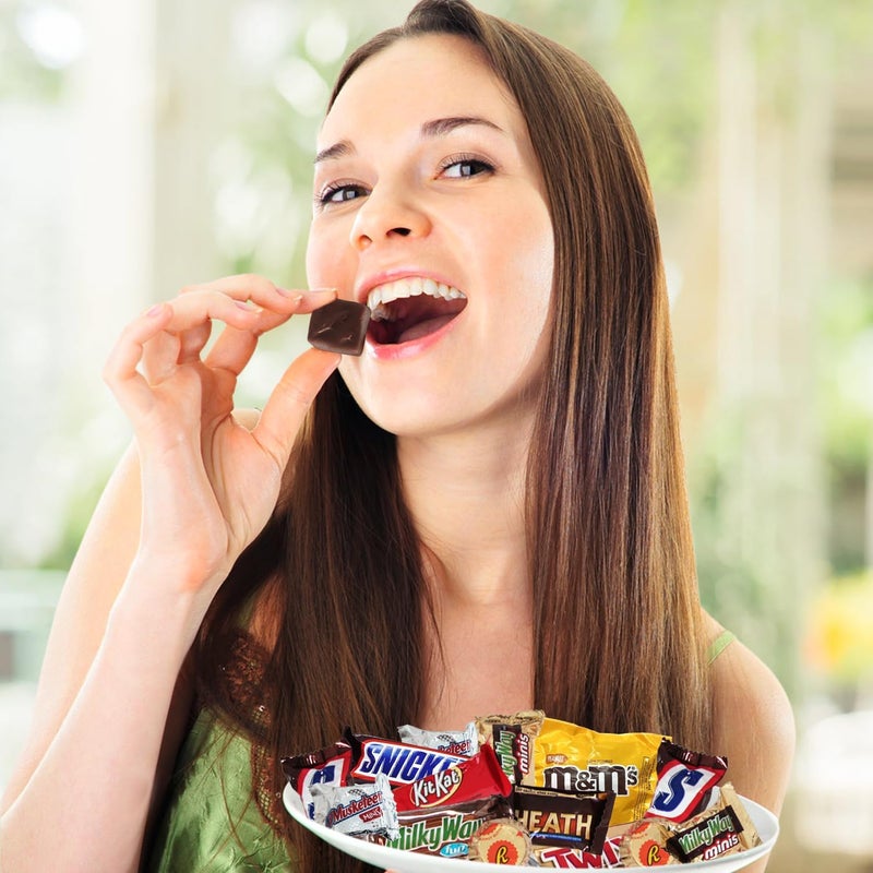 Chocolate Candy Variety Pack in Red Gift Box , Bulk Individually Wrapped, Mini Chocolate Candy Variety Pack, Ideal , Bulk Chocolate, Perfect for Parties, Office Treats, and Holiday Celebrations (5 Pound) - Image 5