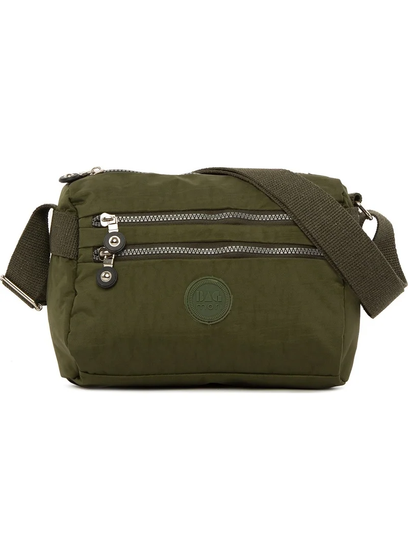 Bagmori Women's Khaki Multi-Pocket Parachute Mini Bag