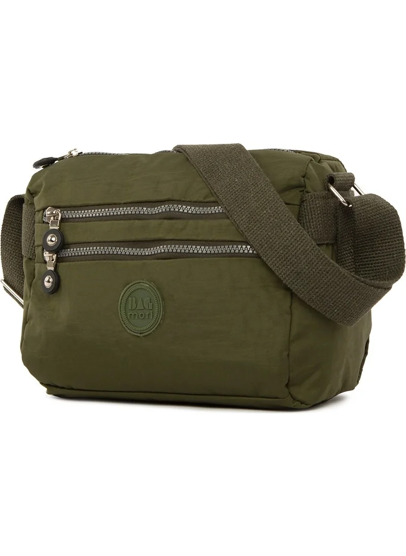 Bagmori Women's Khaki Multi-Pocket Parachute Mini Bag