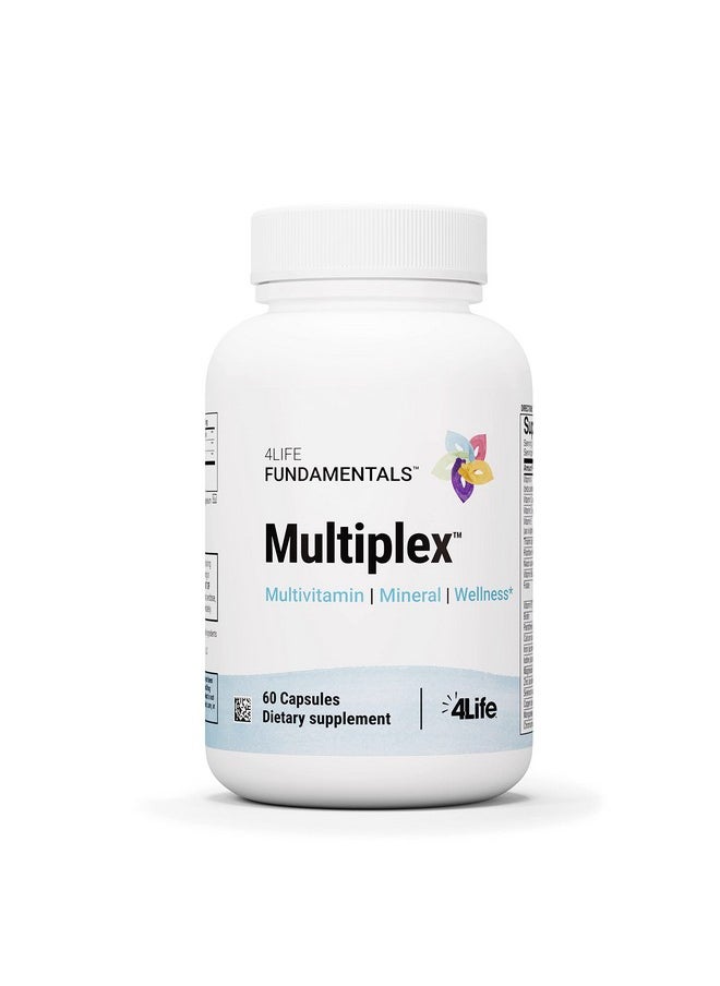 4life - Multiplex Features 21 Essential Vitamins And Minerals Including B Vitamins And Zinc To Support Your Immune System 60 Capsules - Image 1