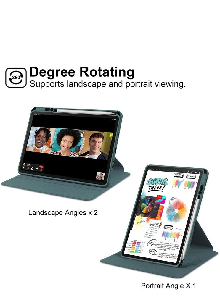 ل هواوي MatePad 11 2023 غطاء الحالة,حالة الحماية اللوحية مع فتحة القلم, الاكريليك 360 درجة تصميم الدوار, تلقائي الاستيقاظ / النوم, - Image 4