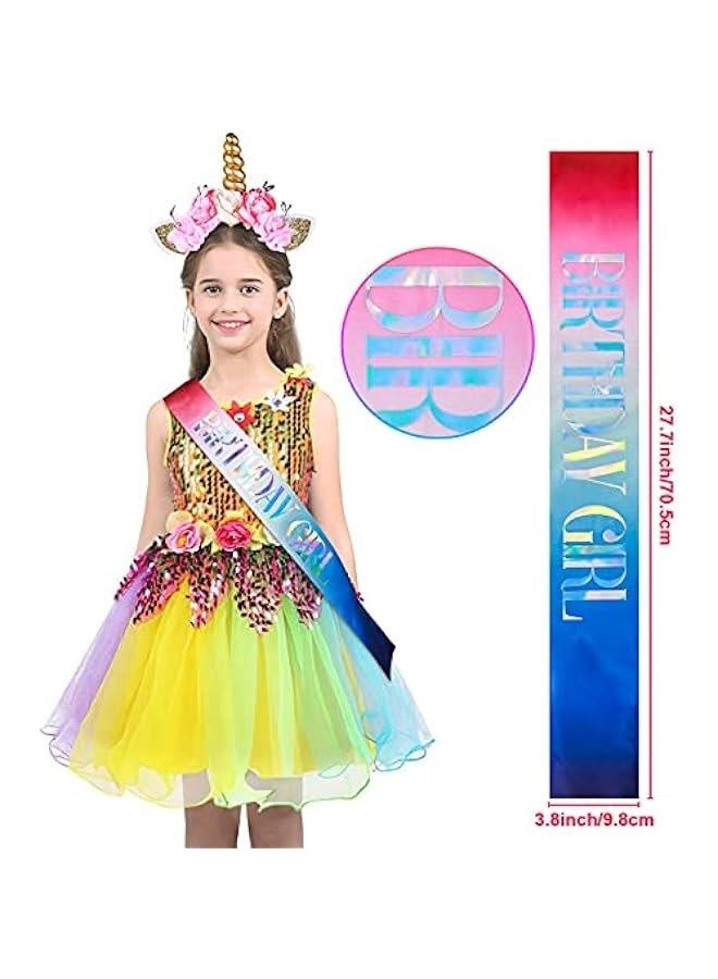 Unicorn Headband for Girls Unicorn Costume Birthday Halloween Party Unicorn Party Supplies Favors - Image 4