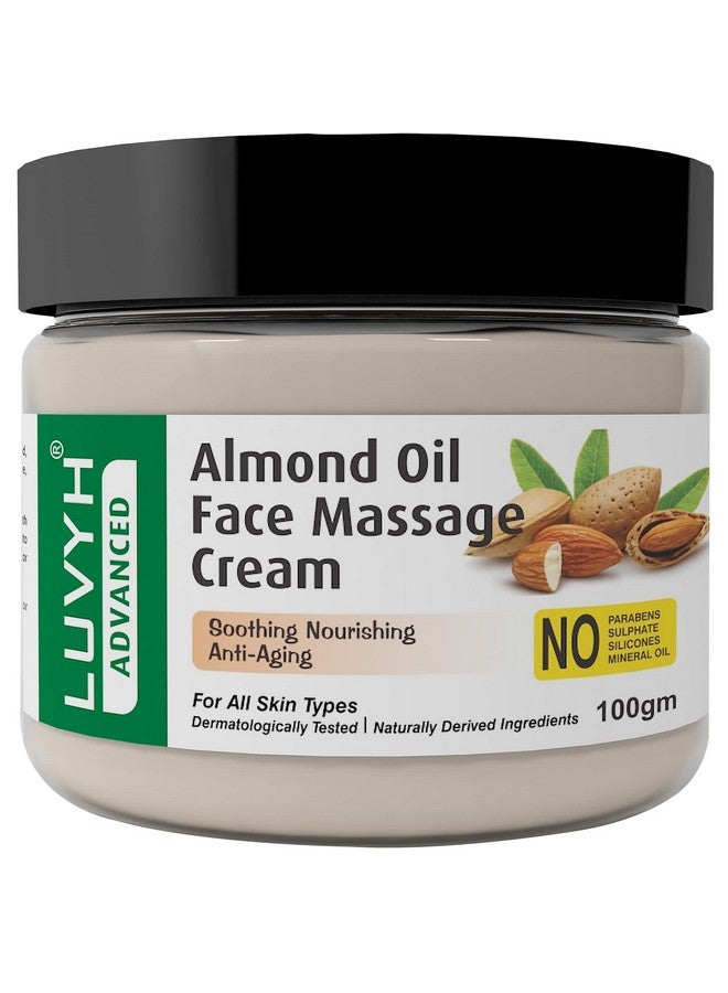Luvyh Almonds Nourishing Face Massage Cream, For Normal to dry skin | Ultra-Nourishing & Glowing Skin | - Image 1