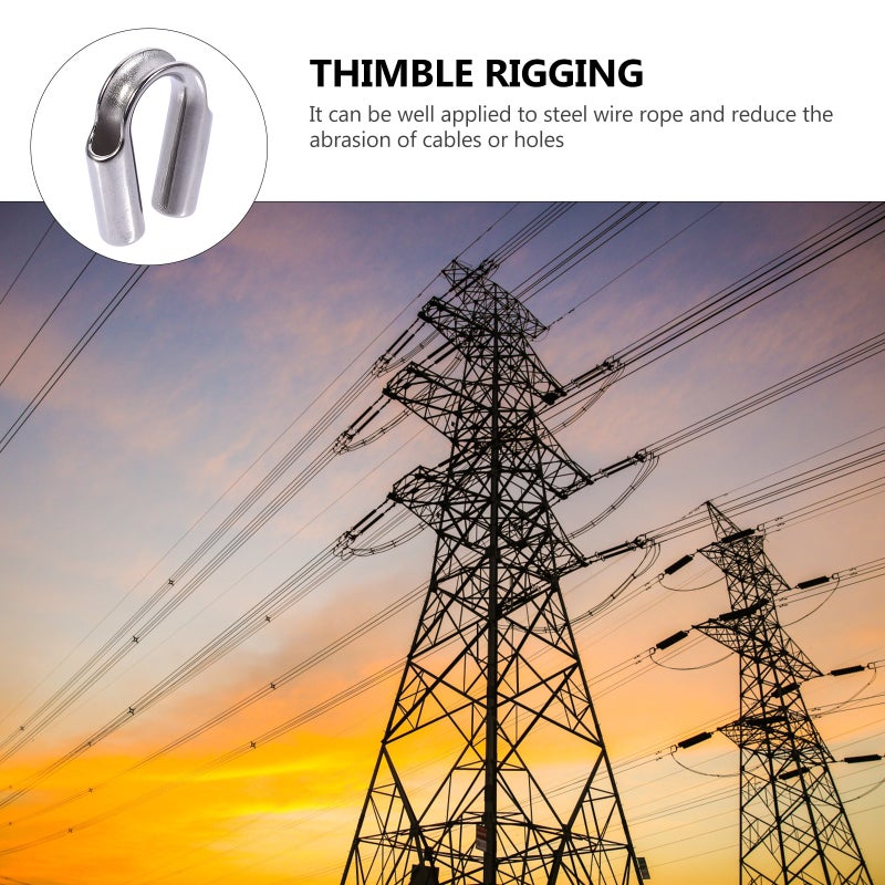 4pcs Professional Cable Fixing Thimble Rigging Unique Fixing Workpiece - Image 5