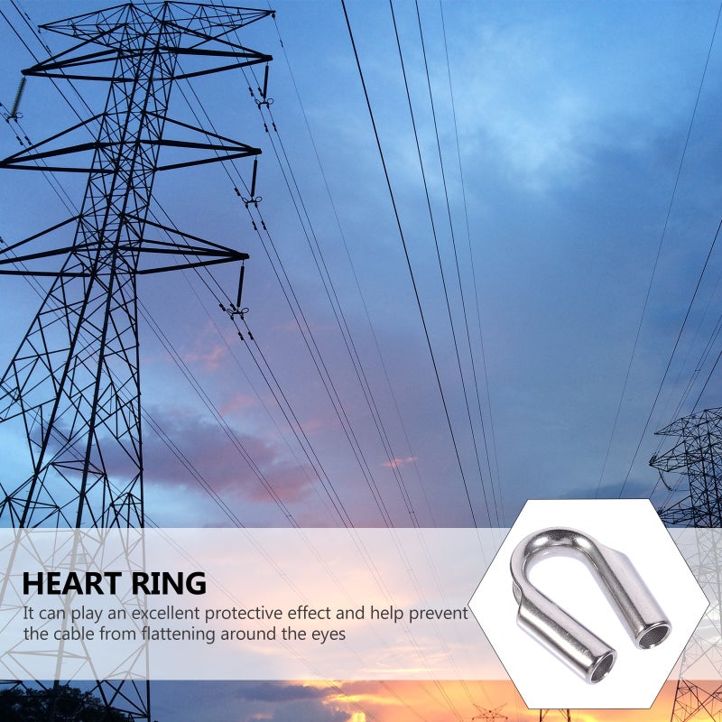 4pcs Professional Cable Fixing Thimble Rigging Unique Fixing Workpiece - Image 3