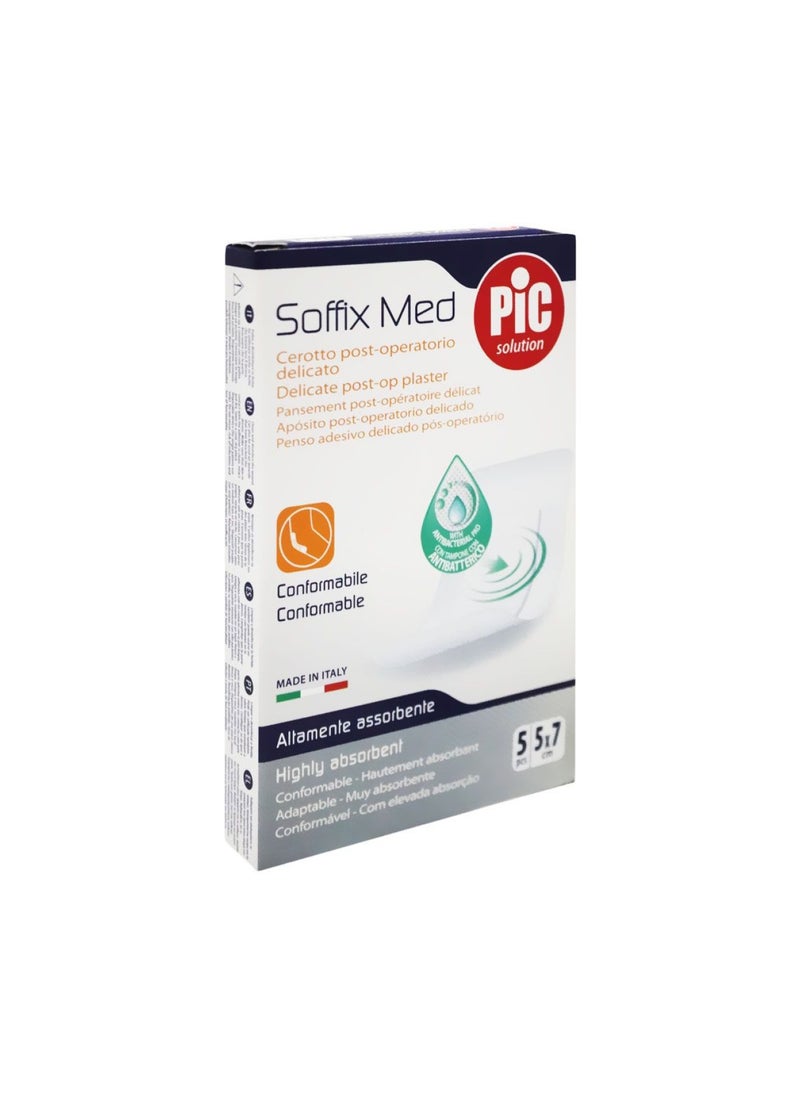 PIC - Soffix Med Post-op Plaster 5 cm x 7 cm 5's - Image 1