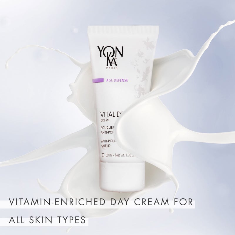 Yonka Yon-Ka Vital Defense Day Cream | Daily Facial Moisturizer and Hydrating Anti-Pollution Creme | Dermatologist Tested Professional Skincare | Paraben-Free | Travel Size 0.53 oz - Image 2
