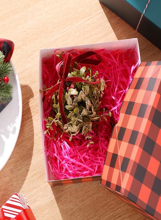 Canlierr 1 Pcs 5 Inch Mistletoe Ball Christmas Jingle Bell Ornament Mistletoe Glitter Kissing Ball with Jingle Bell Bow and Red Berries Artificial Hanging Ornament for Doorway Ceiling Light Decor - Image 3