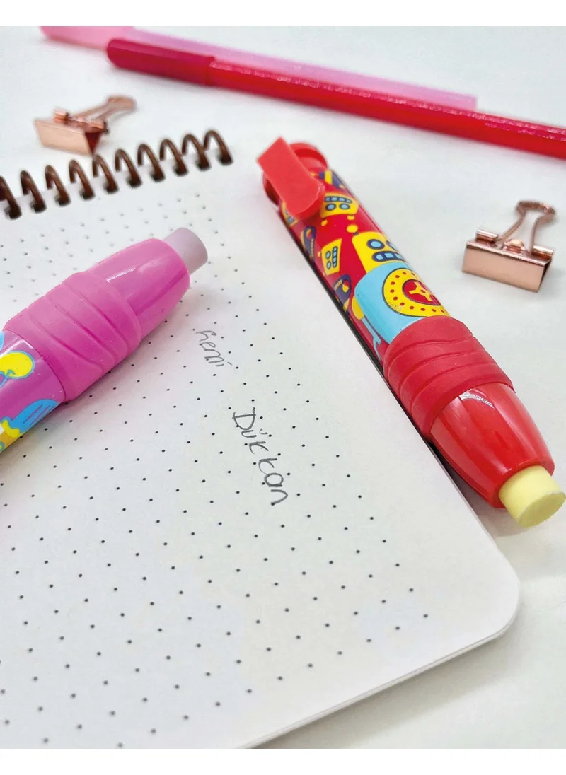 Kağıt Gemi Dükkan Pink Pencil Eraser